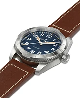 Hamilton Women's Swiss Automatic Khaki Field Expedition Leather Strap Watch 37mm