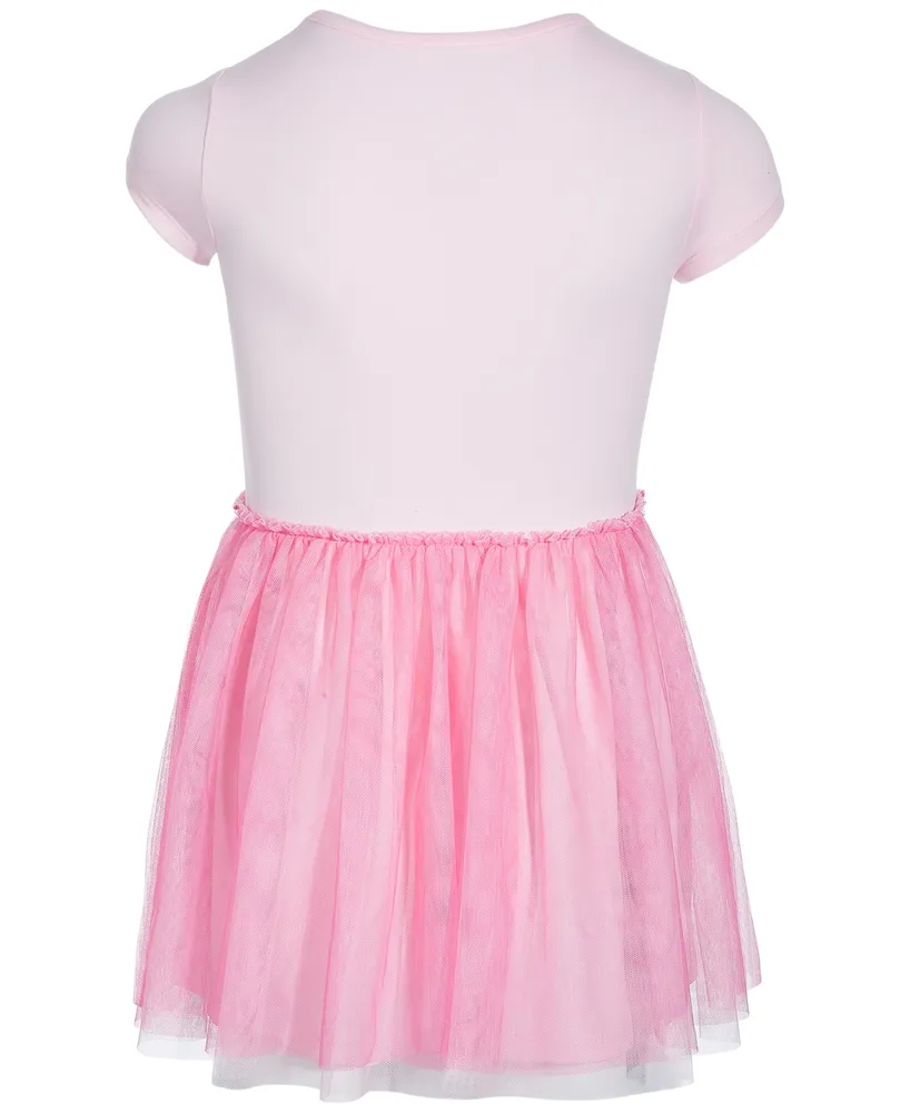 Epic Threads Toddler & Little Girls Short-Sleeve Rainbow Tulle Dress, Created for Macy's