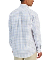 Club Room Men's Regular Fit Aldo Plaid Dress Shirt, Created for Macy's