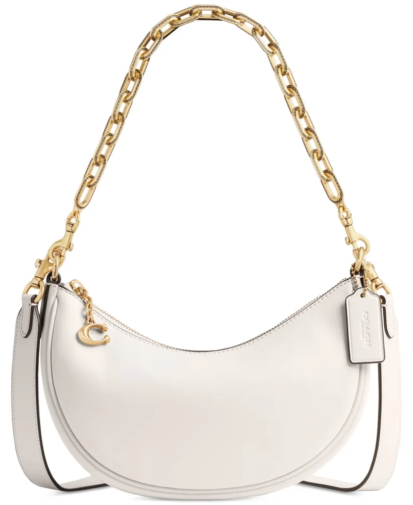 Coach Mira Glovetanned Leather Small Shoulder Bag with Chain