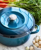 Merten & Storck Enameled Iron 7-Quart 1873 Dutch Oven