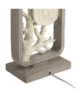 Pacific Coast 25" Resin White Sands Table Lamp