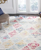 Safavieh Madison MAD304 Ivory and Blue 4' x 6' Area Rug