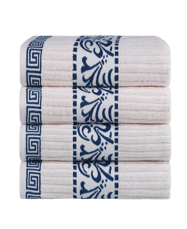 Superior Athens Cotton With Greek Scroll Floral Pattern Assorted