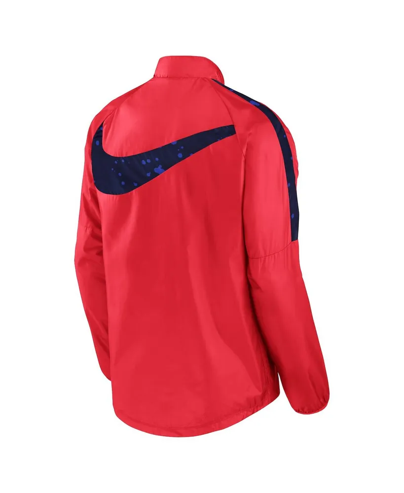 Big Boys Nike Red Usmnt Academy All-Weather Raglan Full-Zip Jacket