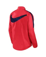 Big Boys Nike Red Usmnt Academy All-Weather Raglan Full-Zip Jacket