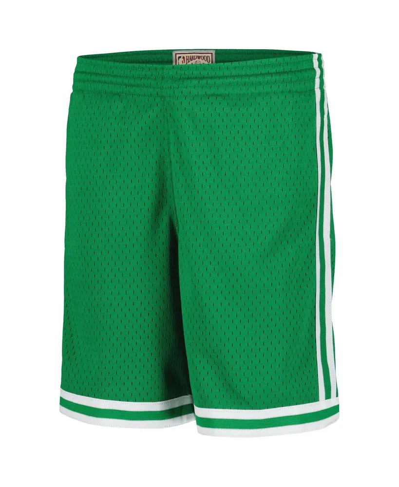 Big Boys Mitchell & Ness Green Boston Celtics Hardwood Classics Swingman Shorts