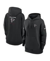 Women's Nike Black Atlanta Falcons 2023 Sideline Club Fleece Pullover Hoodie