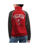 Women's G-iii 4Her by Carl Banks Red Tampa Bay Buccaneers Showup Fashion Dolman Full-Zip Track Jacket