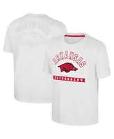 Big Boys Colosseum White Arkansas Razorbacks Jones T-shirt