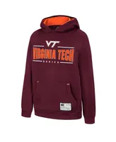 Big Boys Colosseum Maroon Virginia Tech Hokies Lead Guitarists Pullover Hoodie