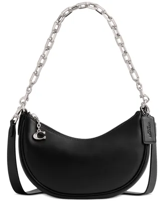 Coach Mira Glovetanned Leather Small Shoulder Bag with Chain