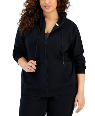 Id Ideology Plus Fleece Full-Zip Jacket, Created for Macy's