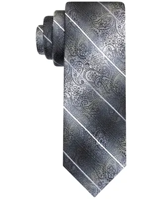 Van Heusen Men's Stripe Paisley Tie