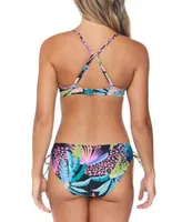 Raisins Juniors Moonshadow Printed Underwire Bikini Top Sweet Printed Side Tie Bikini Bottoms