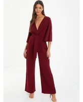 Quiz Women's Tie-Front Jumpsuit