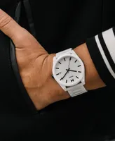Mvmt Element White Ceramic Bracelet Watch 43mm