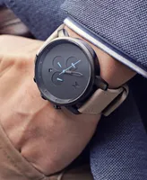 Mvmt Men's Chrono Sandstone Leather Strap Watch 45mm