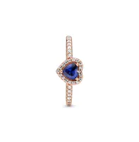 Pandora Cubic Zirconia Timeless Sparkling Elevated Heart Ring