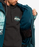 Quiksilver Men's Snow Mission Printed Block Jacket