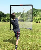 Net Playz Backyard Lacrosse Goal, Kids Backyard Training, Practice Exercise Portable Lacrosse Net, Equipment Gear, 6' x 6'