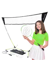 E-jet Sport Badminton Net Outdoor Game, Badminton Set, Rackets Shuttlecocks Combo No Tools Required, Portable