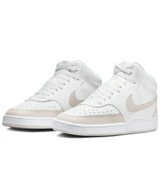 Nike Women's Court Vision Mid Casual Sneakers from Finish Line