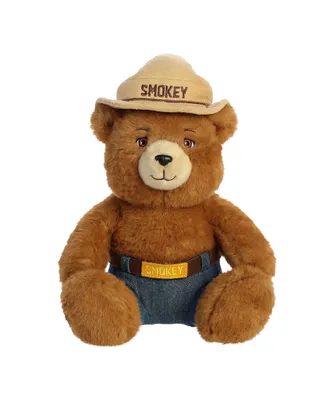 Aurora Medium Smokey Bear Smokey Bear Iconic Plush Toy Brown 10"