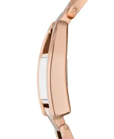 Fossil Women's Harwell Three-Hand Rose Gold-Tone Stainless Steel Watch 28mm