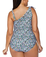 Raisins Curve Trendy Plus Size Marita Floral One-Piece Swimsuit