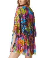 Coco Reef Women's Enchant Printed Cover-Up Dress