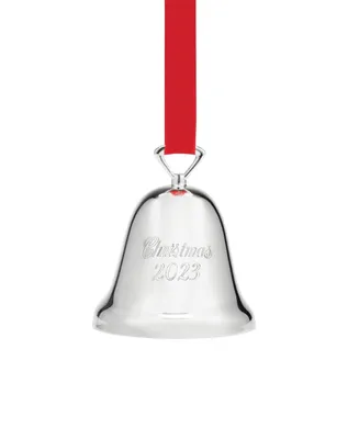 Reed & Barton 2023 Silver-Tone-Plate Christmas Annual Bell