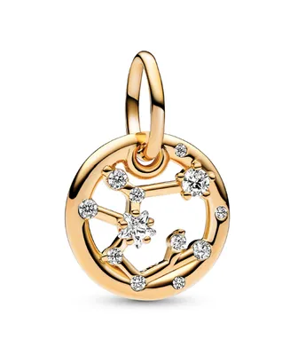 Pandora 14k Gold-Plated Zodiac Dangle Charm