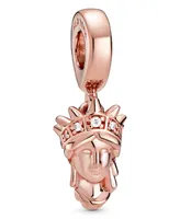 Pandora Cubic Zirconia New York Statue of Liberty Dangle Charm