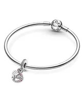 Pandora Cubic Zirconia Mom Infinity Pave Double Dangle Charm