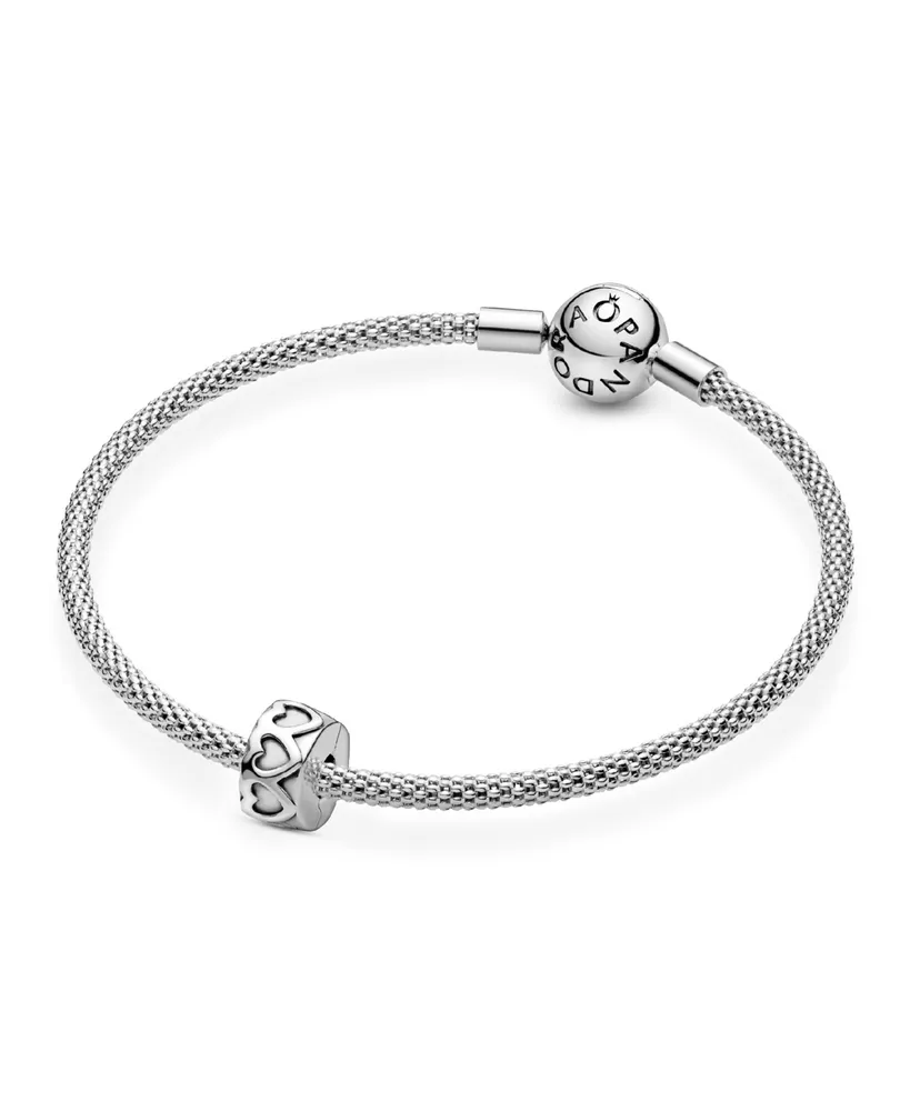 Pandora Sterling Silver Band of Hearts Clip Charm