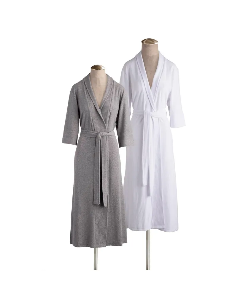 Cassadecor Sophia Cotton and Polyester Bath Robe