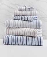 Cassadecor Urbane Stripe Cotton Bath Towel, 30" x 56"