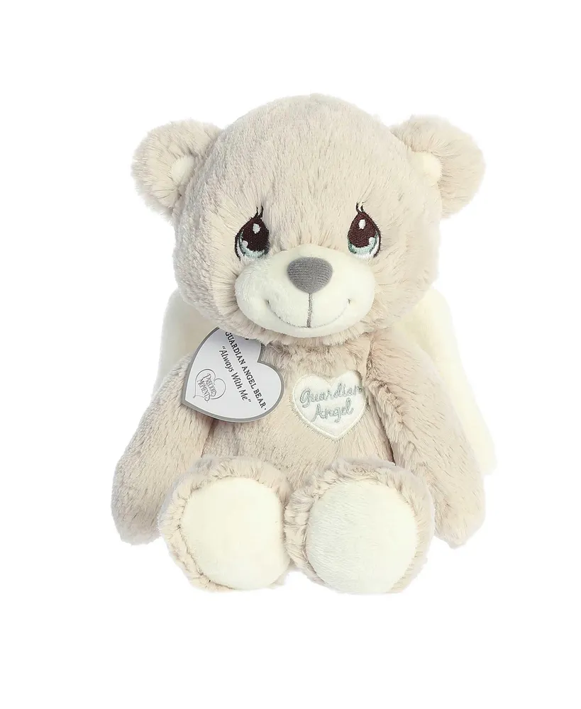 Aurora Medium Guardian Angel Bear Precious Moments Inspirational Plush Toy Off-white 12" - Off