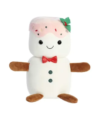 Aurora Small Land of Lils Lil' Sprinkle Holiday Festive Plush Toy White 8.5"