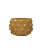 Terracotta Planter with Raised Dots
