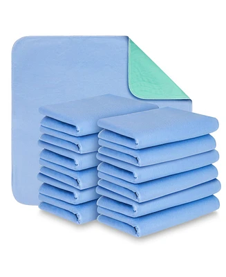 Hearth & Harbor Reusable & Washable Incontinence Bed Pads - Waterproof & Protective - 36"34" - 12 Pack