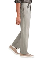 Dockers Men's Big & Tall Signature Classic Fit Pleated Iron Free Pants with Stain Defender