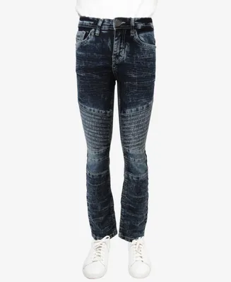 Big Boy's Slim Stretch Moto Jean - Child