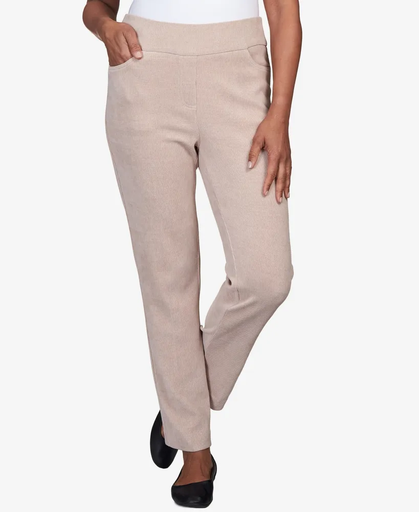 Alfred Dunner Women's Allure Slimming Plus Size Stretch Pants