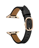 Posh Tech Unisex Carmen Genuine Leather Apple Watch Band for Size- 42mm, 44mm, 45mm, 49mm