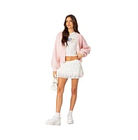 Women's Adeena layered ruffle mini skirt