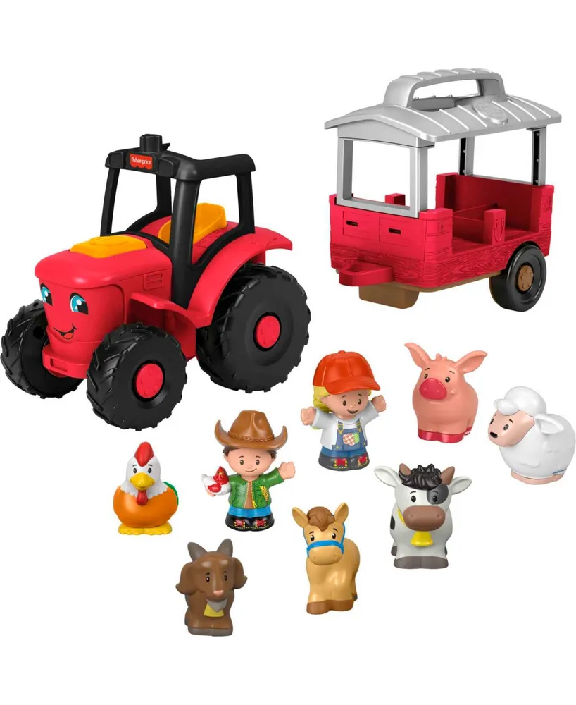 Little People Fisher Price Caring for Animals Tractor Gift Set - Multi