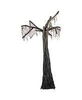 Spooky Standing Ghost Tree Halloween Decoration, 7.5'