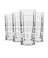 Godinger Radius Set of 4 Highball Glasses